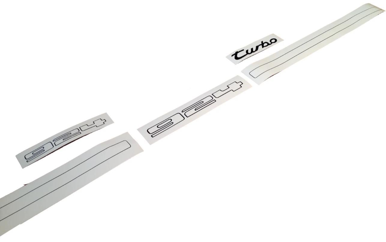 Rear Sticker Fits 924 - 924 S Turbo - Replacement Rear Decal Aftermarket