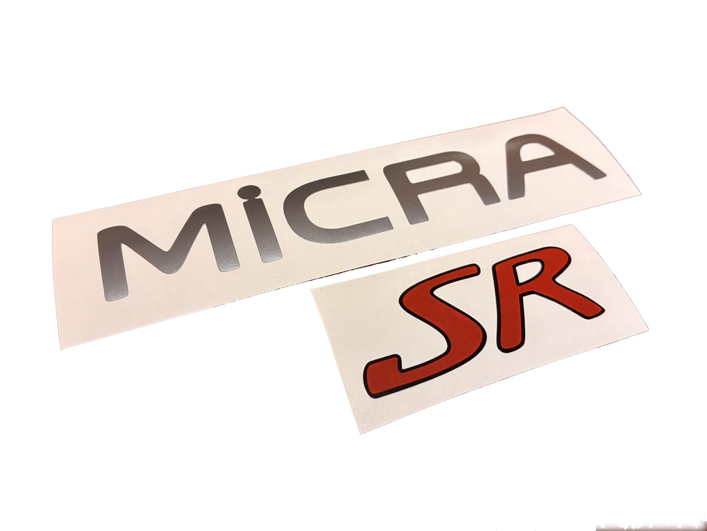 Micra SR K11 Rear Decals - Fits MK2 K11 - Reproduction Stickers
