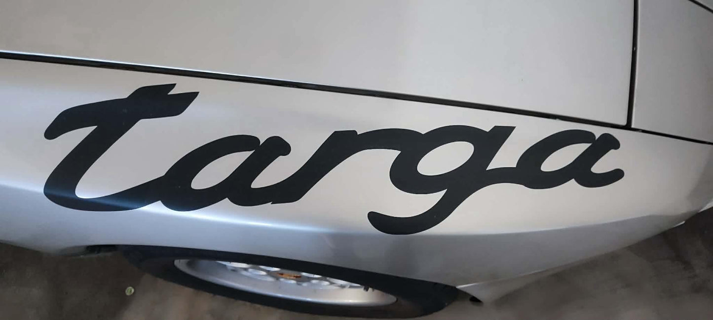 Fender Targa Sticker Fits 944 - 924 - 944 S Turbo - Replacement Door Decal