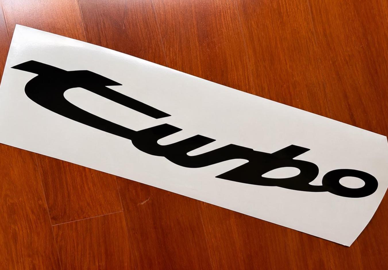 Fender Turbo Sticker Fits 944 - 924 - 944 S Turbo - Replacement Door Decal