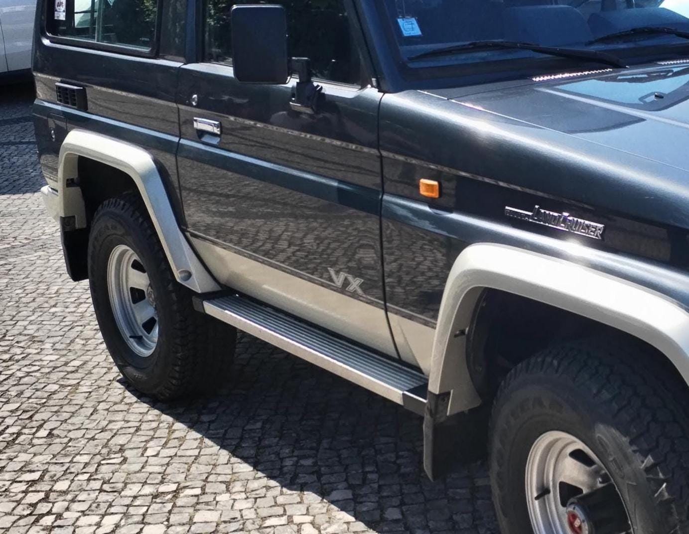 Side Stickers Stripe Land Cruiser  VX Turbo - Fits LandCruiser LJ 70 Series - 4x4 off road - Aftermarket Decal
