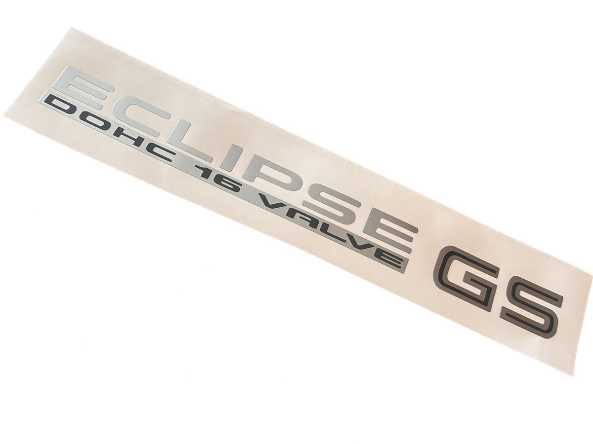 Decal 1G Eclipse GS - Fits Mitsubishi  Eclipse bumper Aftermarket Sticker
