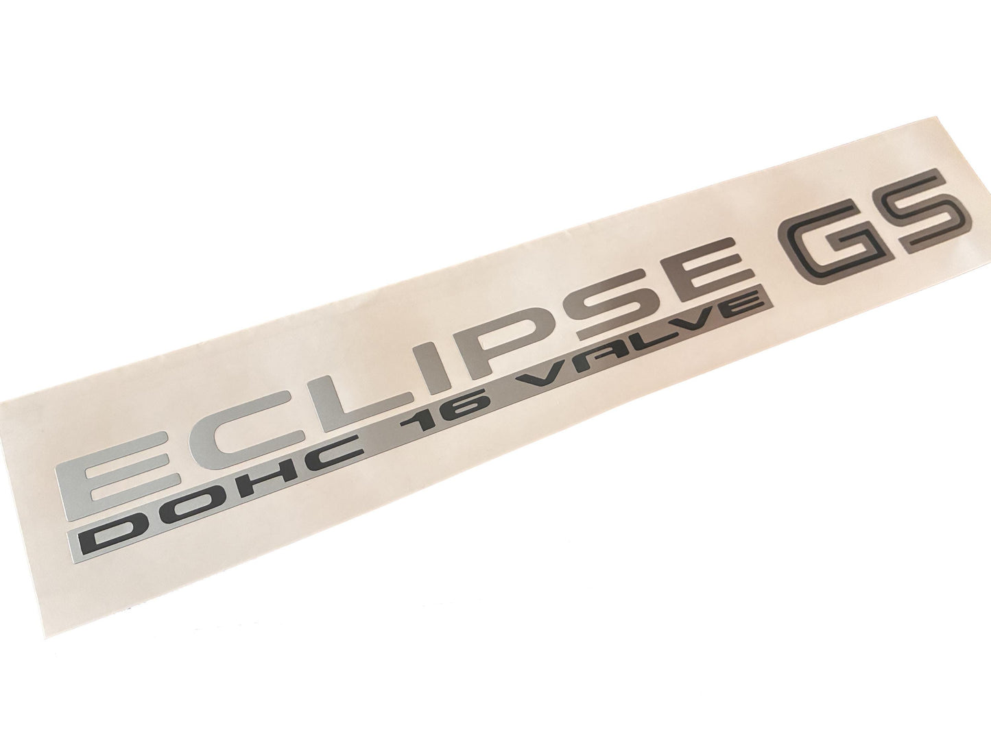 Decal 1G Eclipse GS - Fits Mitsubishi  Eclipse bumper Aftermarket Sticker
