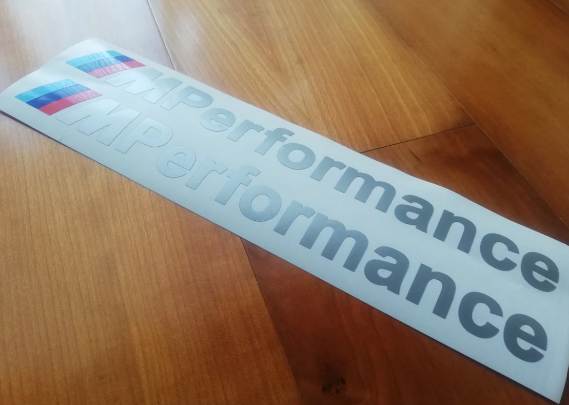 2x M Performance Side Decals - Fits BMW F33 420i 123d M2 M3 M4 - Sticker