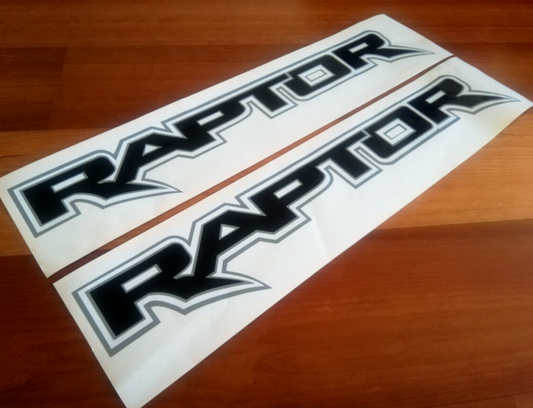 Raptor Ranger Side Decals Pick-Up - 4x4 Off Road 70cm - Fits Ford Bedside - Sticker