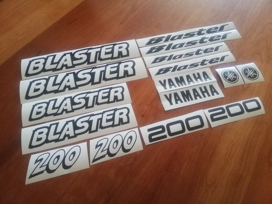 Blaster 200 Yamaha - YFS YFM Quad Decals ATV Banshee - Sticker kit