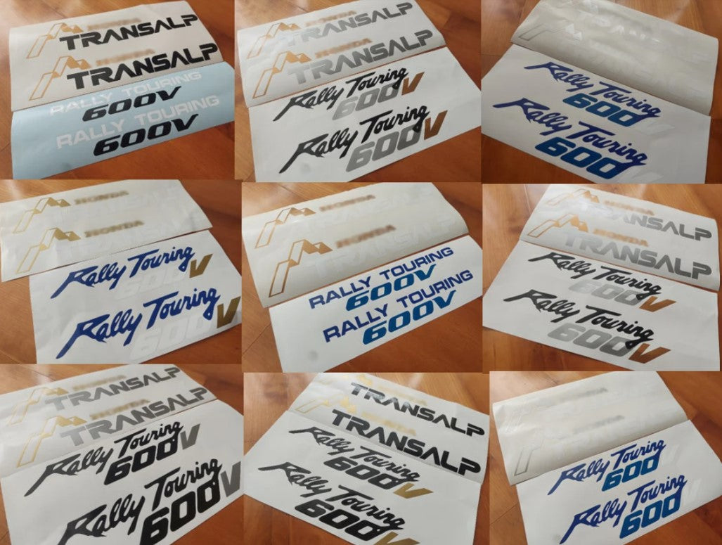 Decals Transalp 600v - Fits Rally Touring - Motorcycle - Bike - Stickers Kit