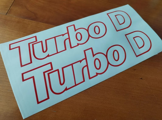 Uno Turbo D - Fits Fiat Abarth Uno 1.4 Turbo Diesel - Decals / Sticker Kit