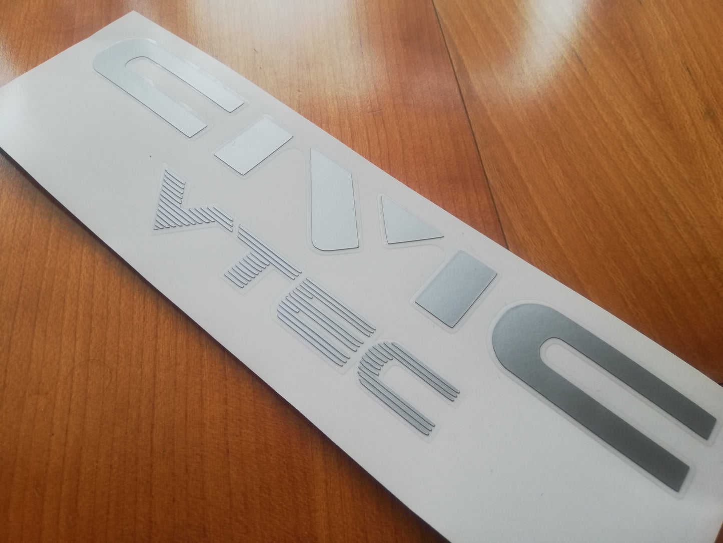 Civic VTEC ED / EF / EE (OEM Look) - 88-91 - 4th Gen - rear reproduction sticker