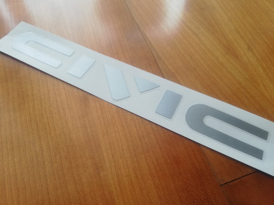 Civic ED / EF / EE (OEM Look) - 88-91 - 4th Gen - rear reproduction sticker