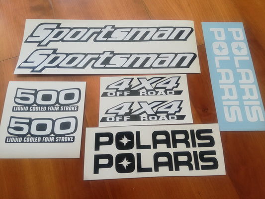 Sportsman Magnum Scrambler - Sticker Fits Polaris 500 4x4 - ATV - Reproduction Decals Kit