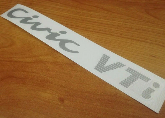 Civic 92-95 Hatchback EG - Rear Stickers - VTi LSi Ex DXi Lx Vx Cx Sir Esi GLi Si