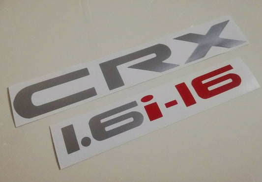 CRX 16i16 Civic ED9 / ED8 / EE9 - Rear Decal Headlight - Fits 88-91 CRX