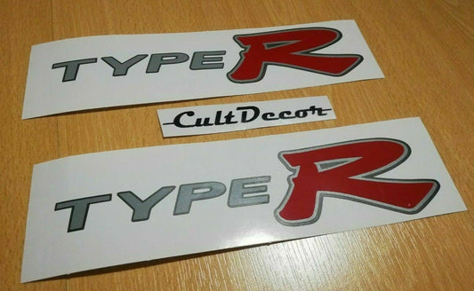 Type R EP3 OEM look - fits Civic 01-05 - Reproduction side decal/stickers