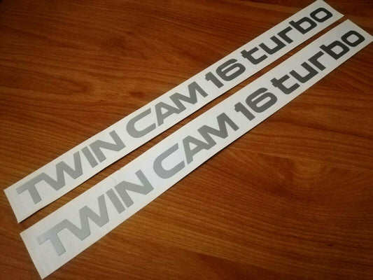 MR2 SW20 Side Decals - Fits MR2 89-99 - Twin Cam 16 Turbo Sticker Reproduction