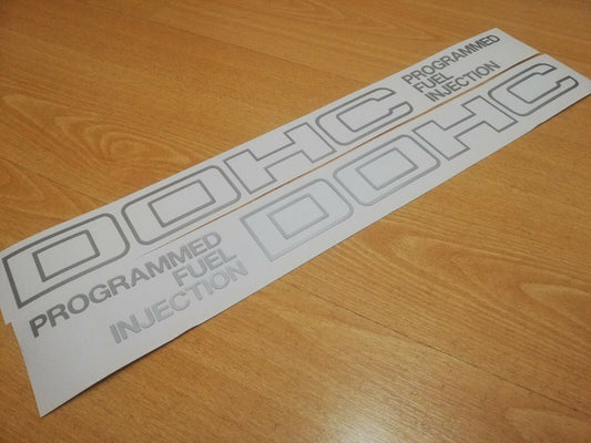 CRX Civic Side Sticker - 84-87 - DOHC Pgmfi Decal - Fits Civic Crx