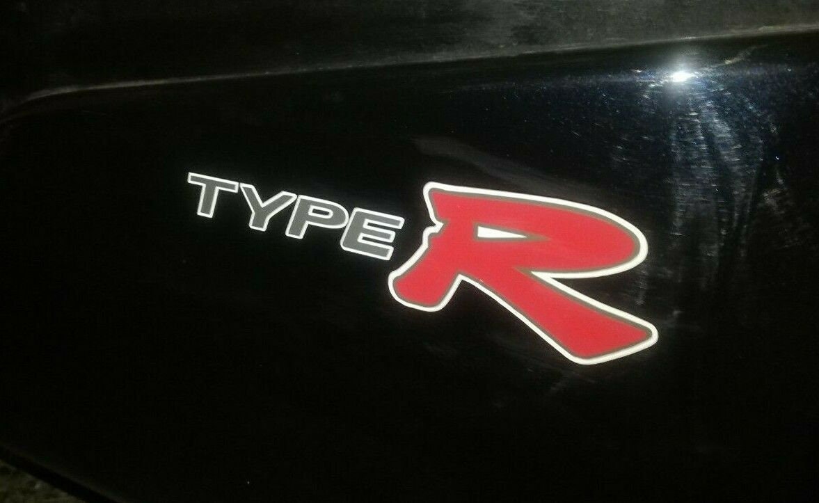 Type R EP3 OEM look (Light Outline) - fits Civic 01-05 - Reproduction side decal/stickers