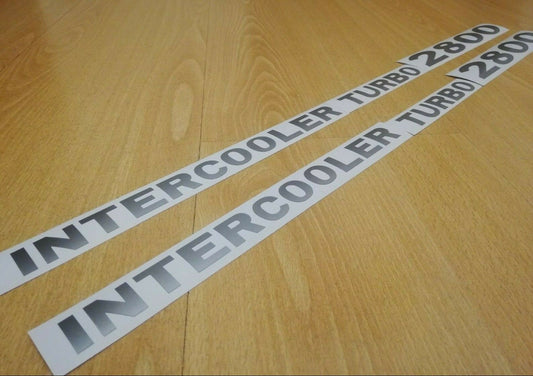 Decals Pajero Intercooler Turbo 2800 - Fits Mitsubishi - Reproduction Sticker