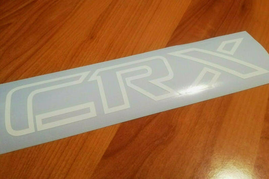 CRX 1st Gen Rear Decal - Fits Crx Civic EC1 ZC1 D16A - Rear Reproduction Sticker