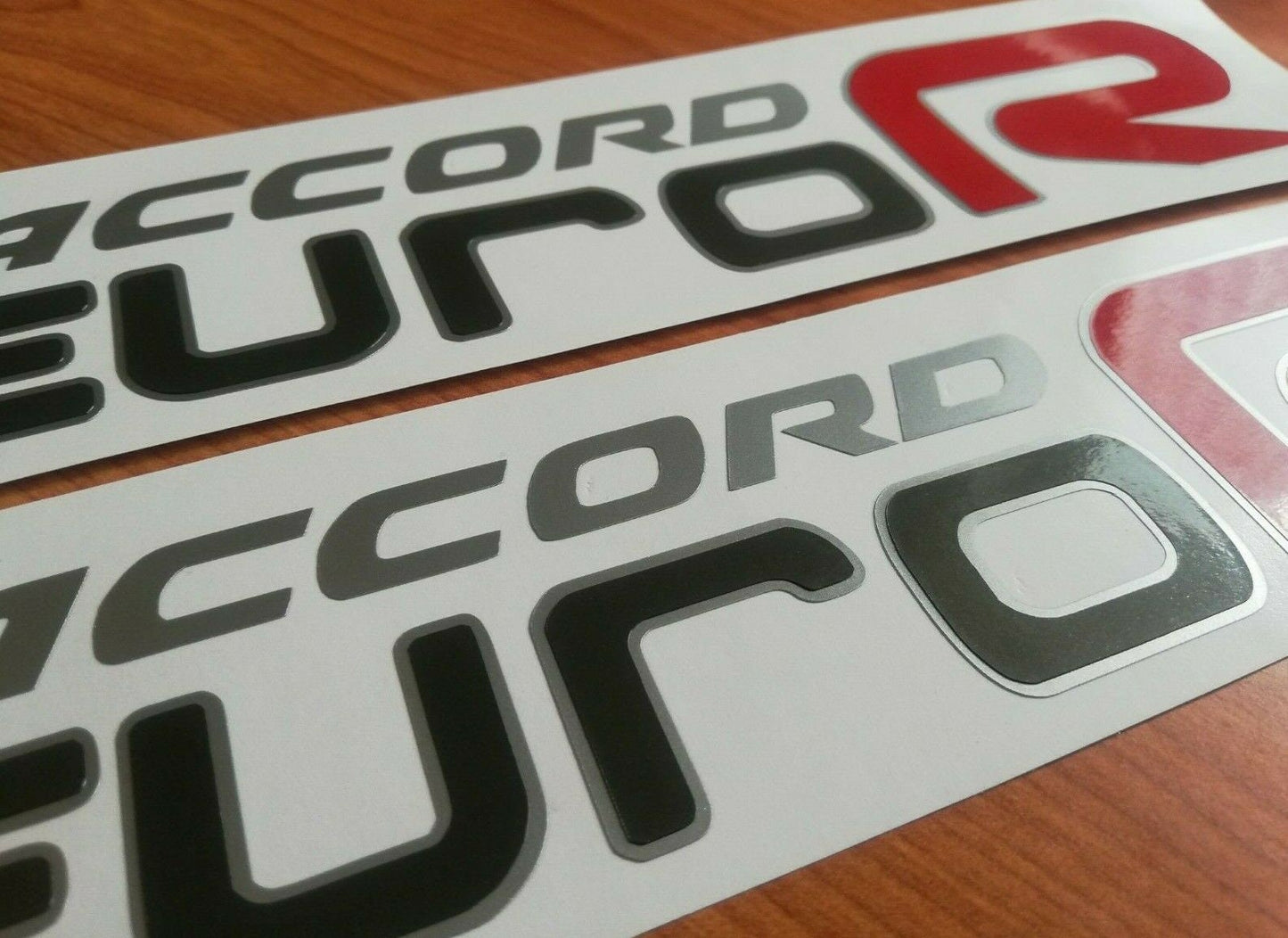 Accord Euro R Side Decals - Fits CL7 CL9 k20 k24 - Reproduction Stickers