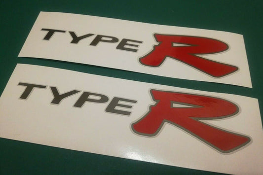 Type R EP3 OEM look (Light Outline) - fits Civic 01-05 - Reproduction side decal/stickers