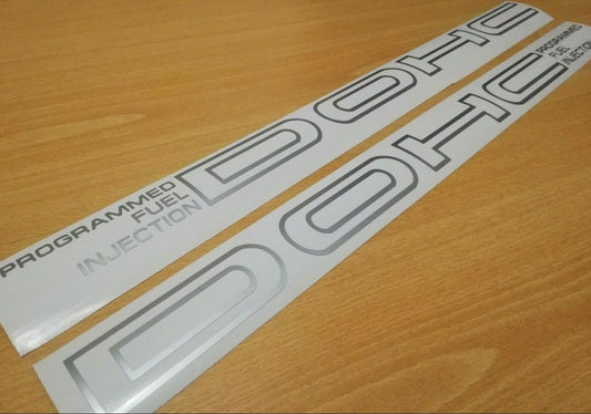 Ef Civic CRX sticker door - Fits CRX Civic Ed/Ee - 88-91 - dohc pgmfi Emblem