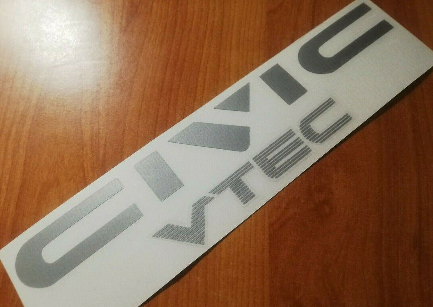 VTEC Civic Sticker - 88-91 - Fits Civic Ef / Ef / Ed - Rear Reproduction Decal