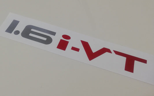 1.6i-VT - 1.6ivt - IVT - Ed / Ef / Ee - Fits Civic CRX 88-91 - Decal Sticker