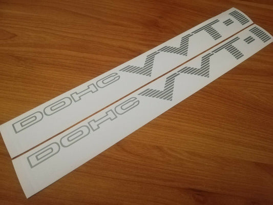 DOHC VVTI side decals - Fits VVT-I Corolla Yaris Scion GT86 Auris - Sticker kit