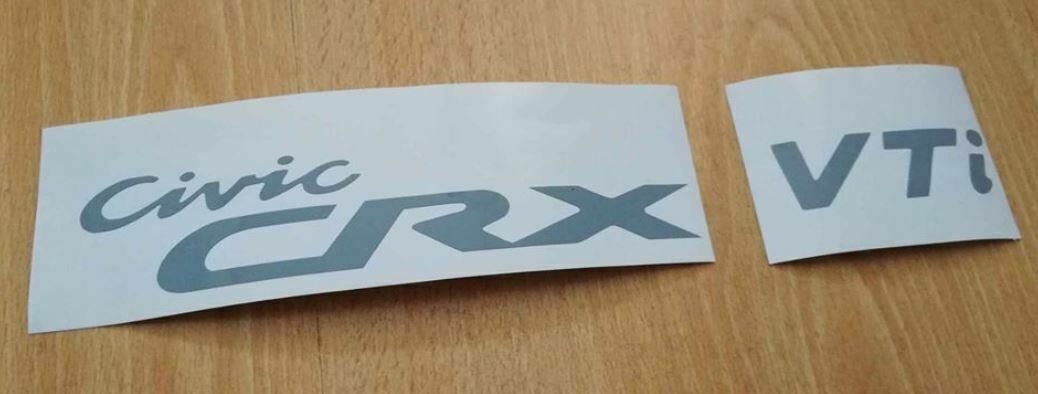 Civic CRX Delsol VTi - Stickers Decal Kit - Fits Del Sol - D Series D16 B16 ESI