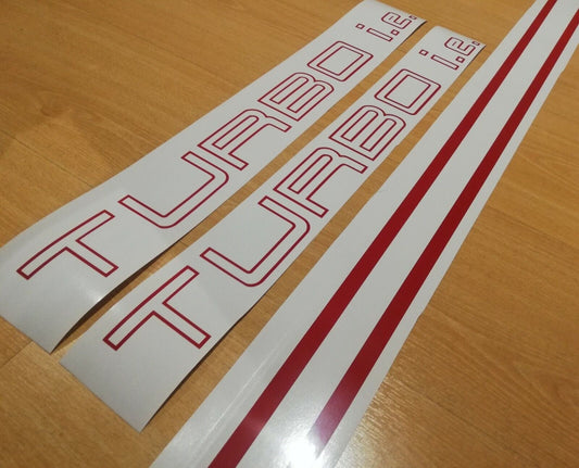 Uno Turbo i.e - Fits Fiat Abarth Uno - Decals / Sticker Kit