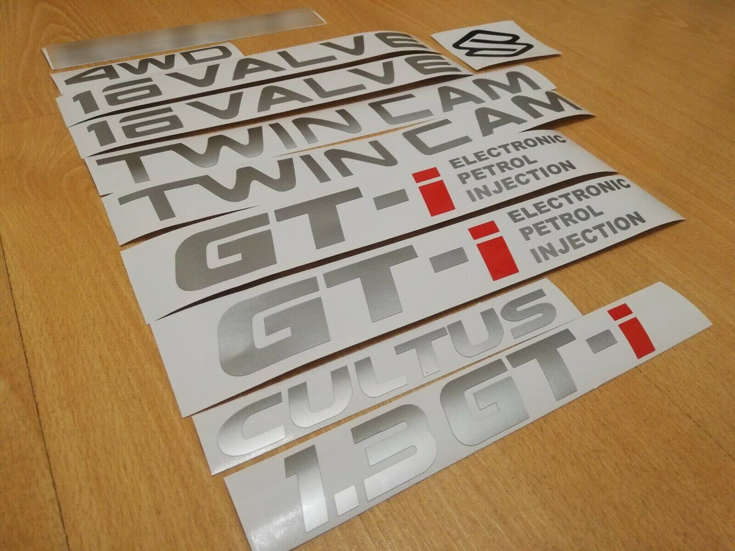 Cultus Swift 1.3 GTi Twin Cam 16 Valve 4WD - Fits Suzuki - Decal / Sticker kit