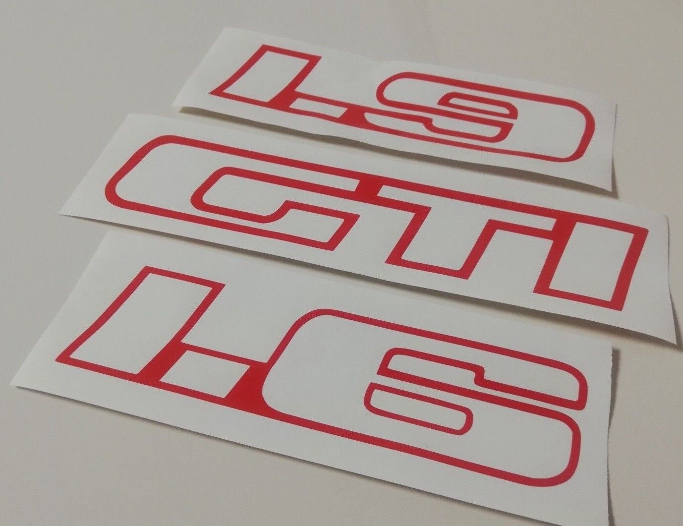 205 GTI 1.9 1.6 - Side Decals - Fits Peugeot - Reproduction Decals / Sticker