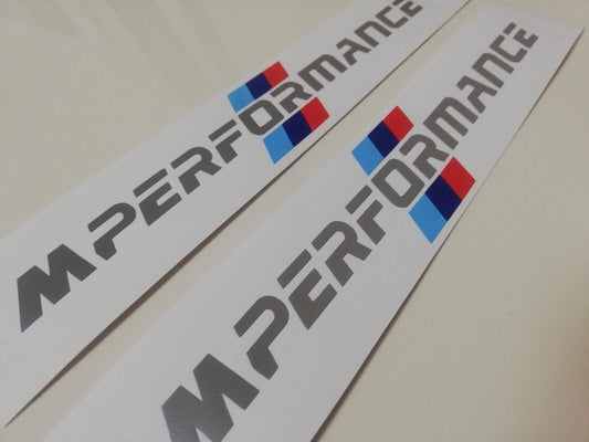 2x M Performance Side Decals - Fits BMW F33 E46 420i 123d M2 M3 M4 - Sticker