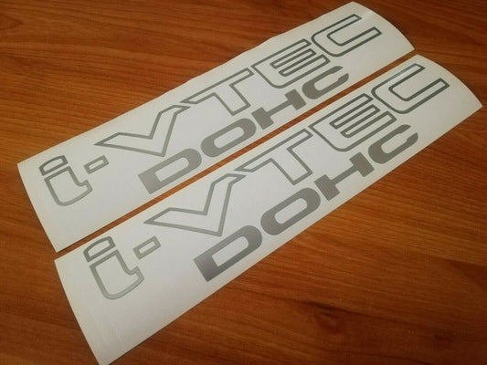 i-VTEC Dohc side decals - Fits Civic Accord Vtec Si FK FB K20 K24 - Sticker Kit