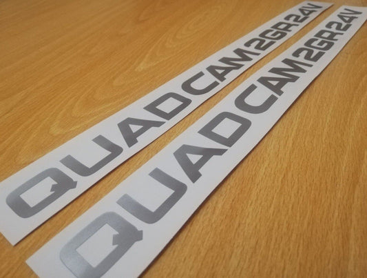 MR2 SW20 Side Decals - Fits MR2 89-99 - Quad Cam 2GR 24V Sticker Reproduction