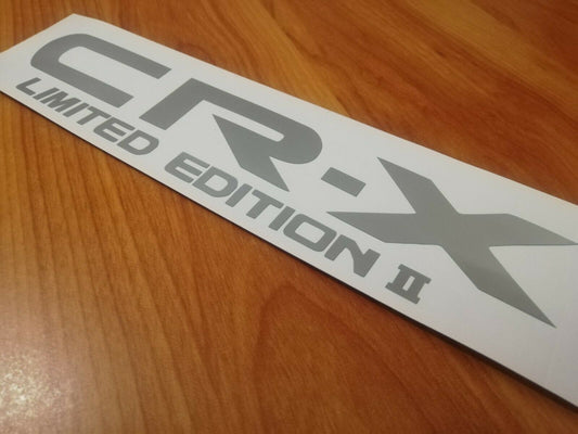 CRX Civic ED9 / EE9 "Limited Edition II" -Rear Reproduction Decal Fits 88-91 CRX