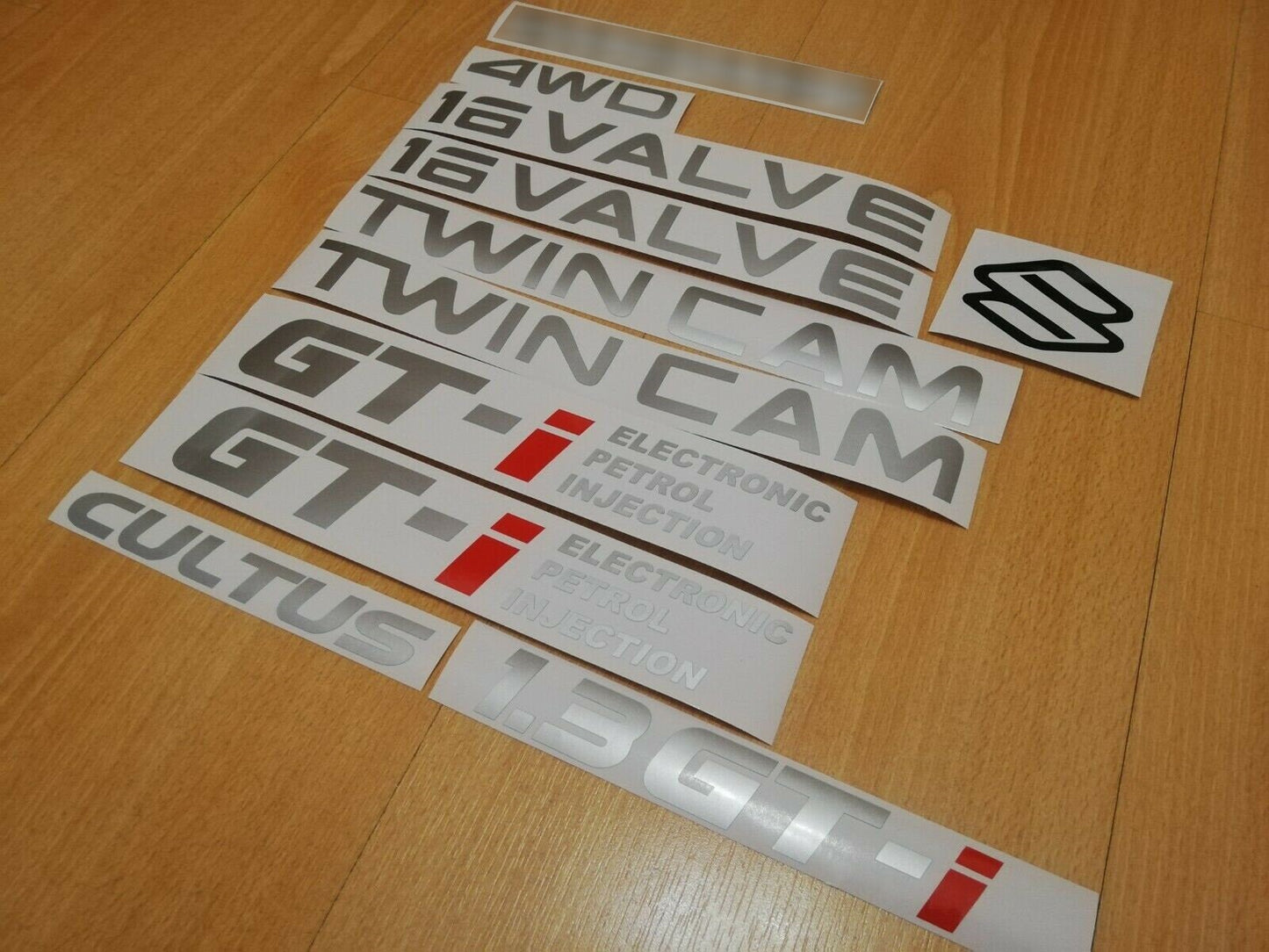 Cultus Swift 1.3 GTi Twin Cam 16 Valve 4WD - Fits Suzuki - Decal / Sticker kit