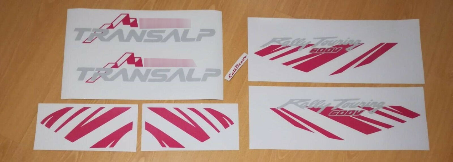 Decals Transalp 600v - Fits Rally Touring - Motorcycle - Bike - Stickers Kit