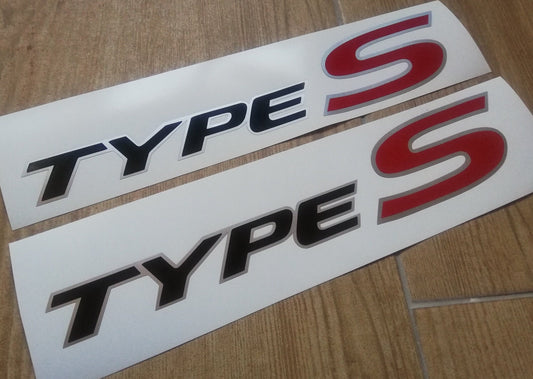 Type S FK FN FD - Fits Civic 1.8 i-Vtec - Reproduction Decal / Stickers