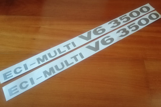 Decals Eci-Multi V6 3500 - Fits Mitsubishi Pajero Shogun - Reproduction Sticker