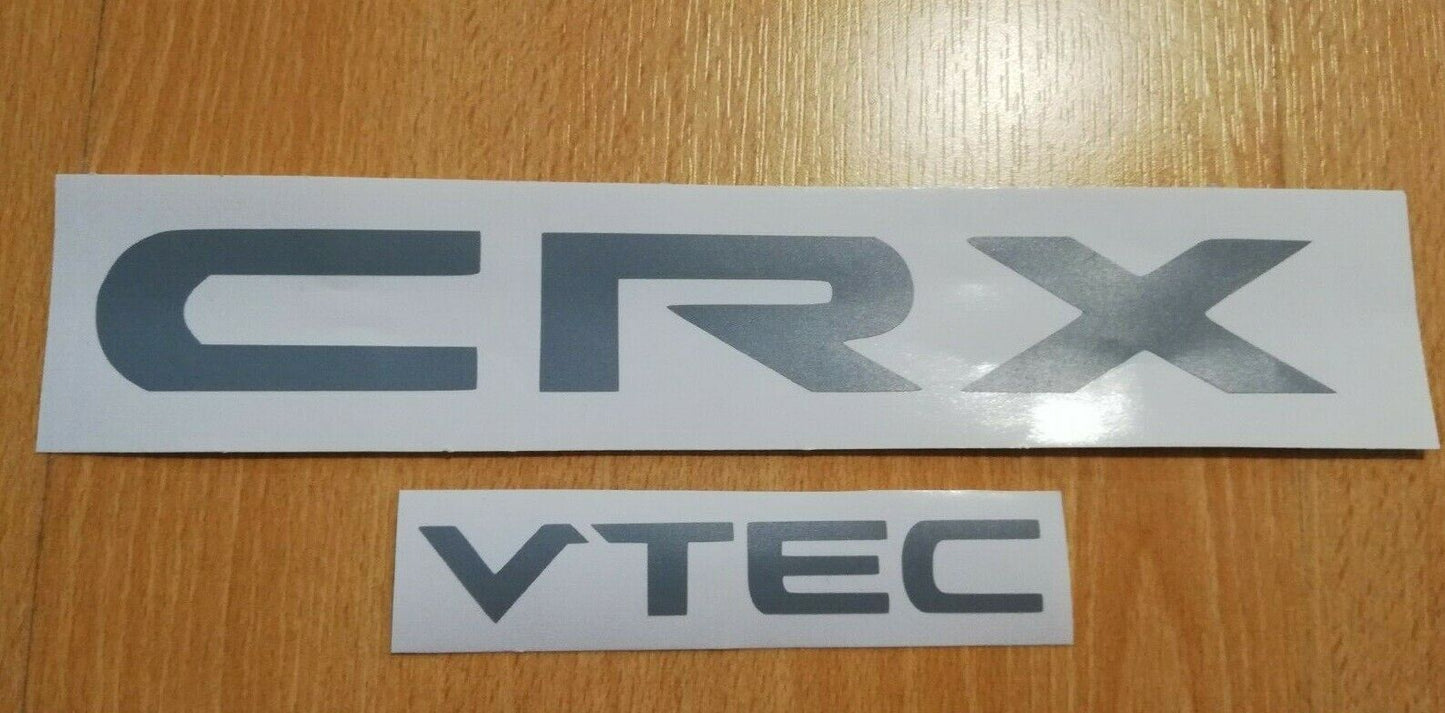 CRX Civic ED9 / EE9 Vtec Decal - Fits 88-91 CRX Rear Headlight - Reproduction