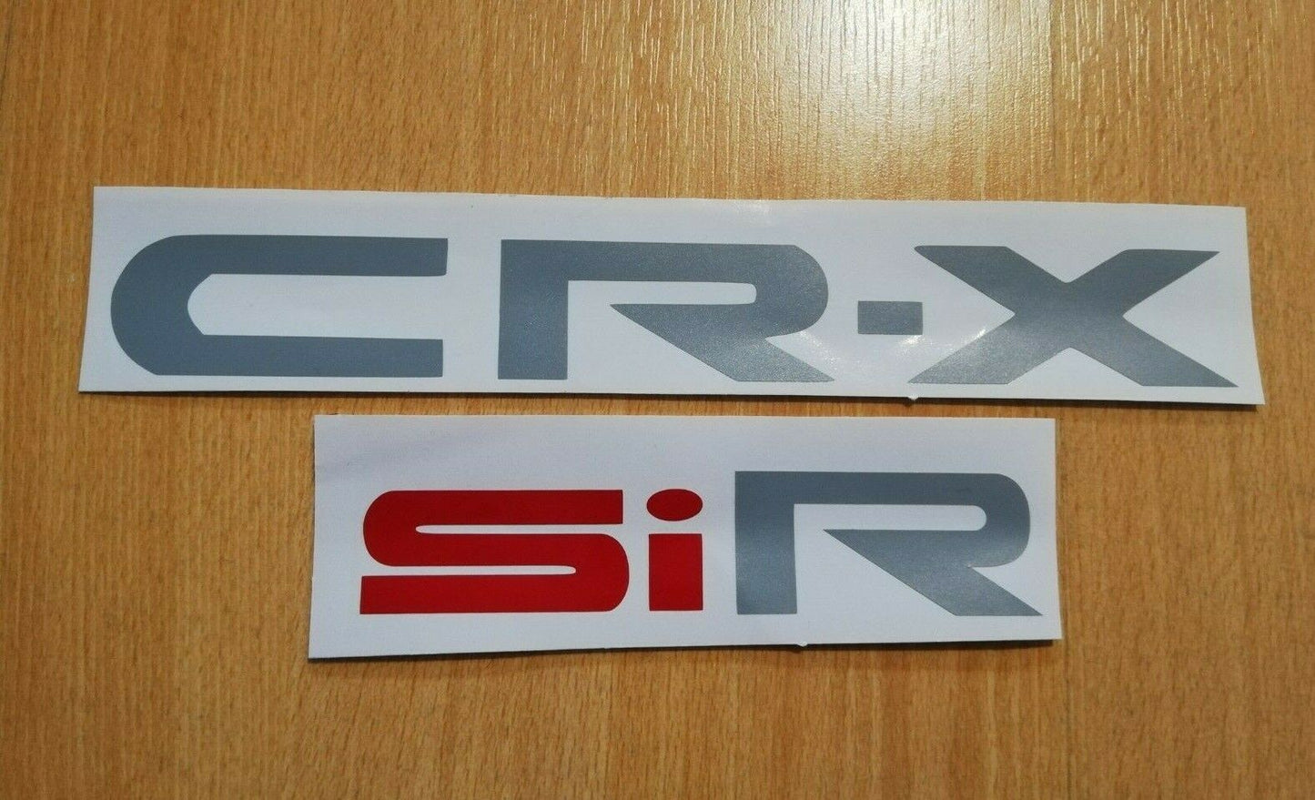 CR-X - ED / EF / EE - "CR-X" + "SiR" - Decal Fits 88-91 CIVIC CRX Rear