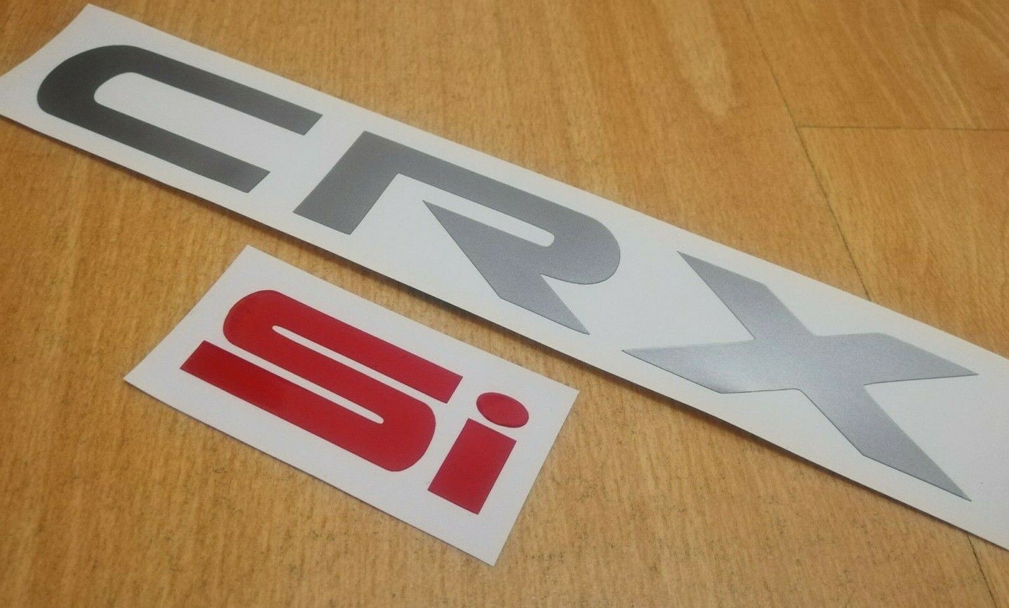 CRX - ED / EF / EE - "CRX" + "Si" Decal - Fits 88-91 D16 B16 CRX Rear