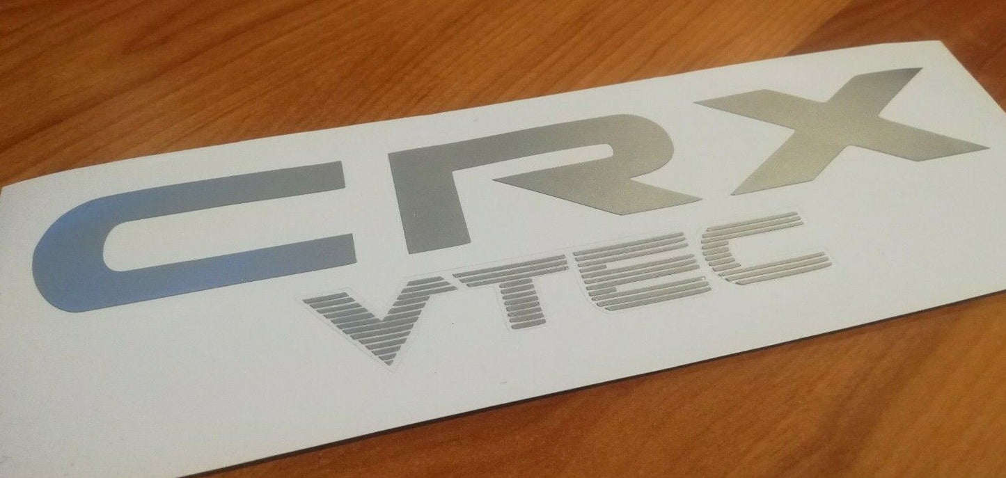 CRX Civic ED9 / EE9 Vtec - Rear Reproduction Decal Fits 88-91 D16 B16 CRX