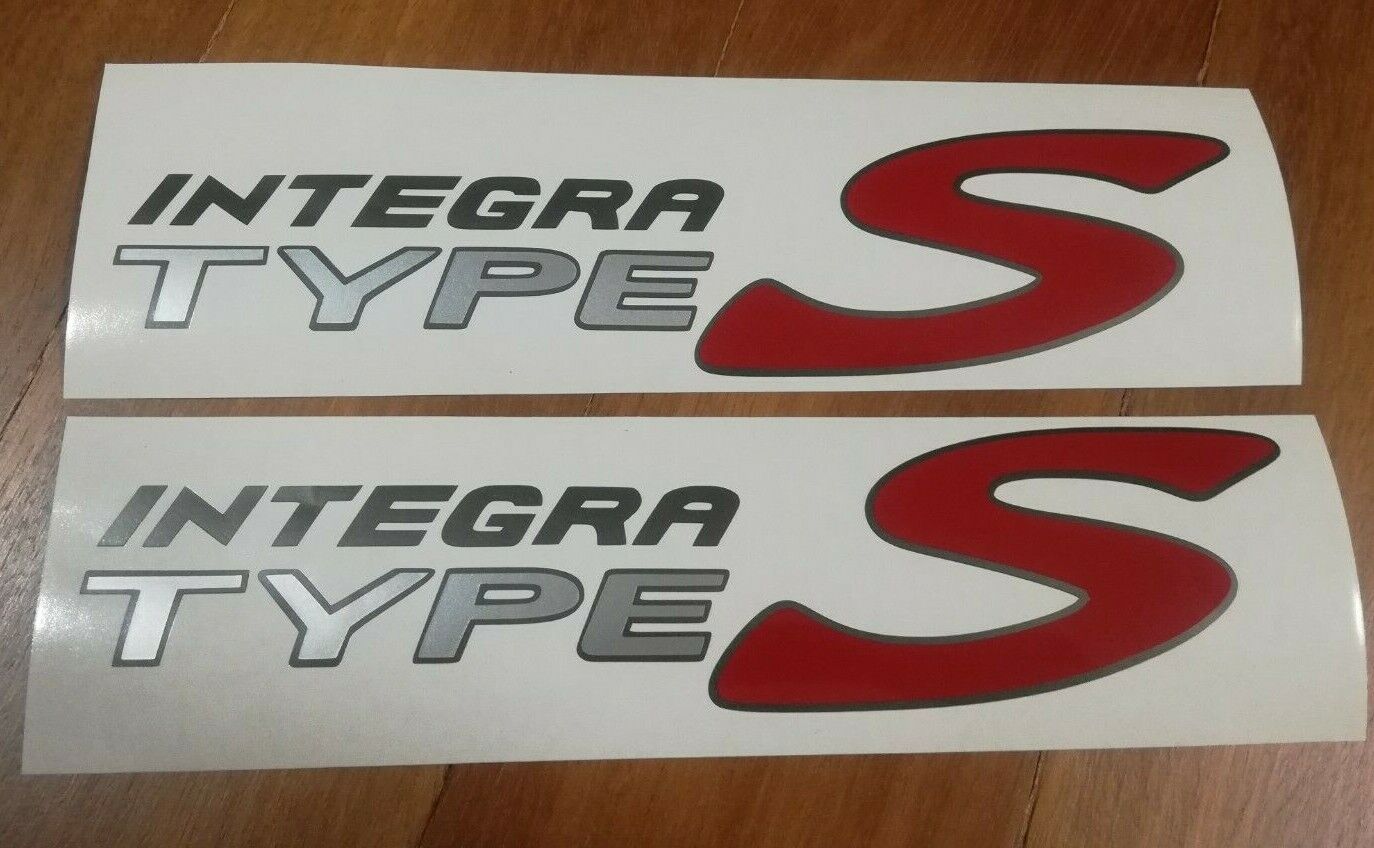 Integra DC5 Type S Decal - Fits Integra K20 RSX - Reproduction Side Sticker