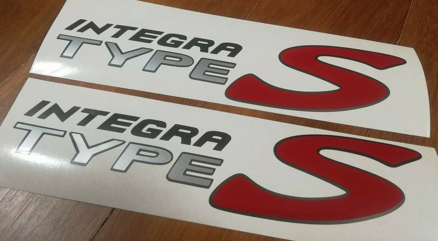 Integra DC5 Type S Decal - Fits Integra K20 RSX - Reproduction Side Sticker