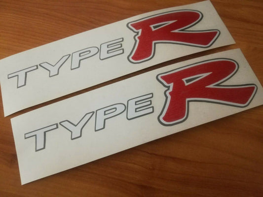 Type R EP3 OEM Look - Fits Civic 01-05 - Reproduction Side Decal (white letters)
