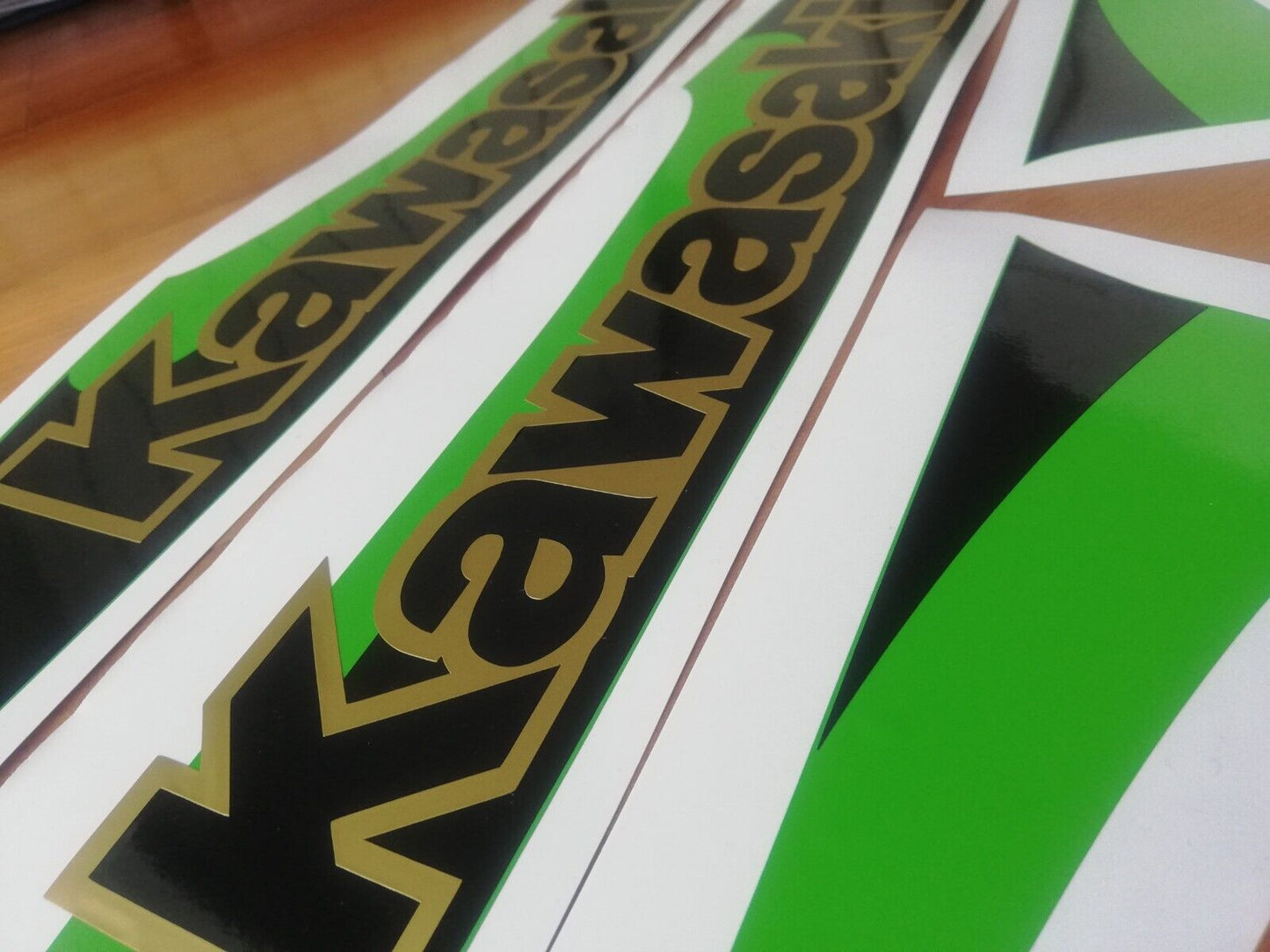 Mojave KSF 250 dohc Quad Stickers - ATV - Reproduction Decals Kit (Green)