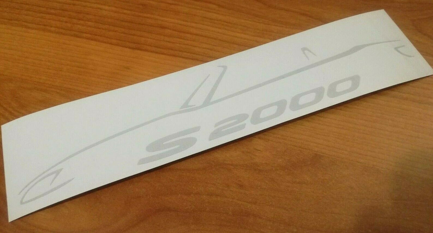 S2000 S2K Wind Deflector Sticker - Fits s2000 Vtec F20C - Decal